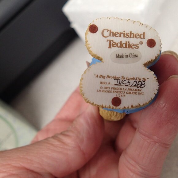 Cherished Teddies A Big Brother To Look Up To- Older Son Figure - Picture 2 of 7